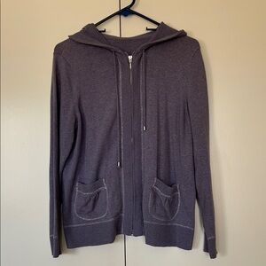 Purple  Zenergy Zip-Up Hoodie